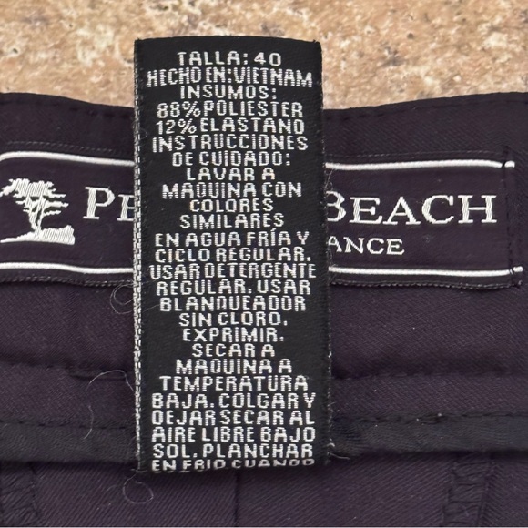 Men's Pebble Beach Navy Golf Shorts - Size 40 - Picture 7 of 7